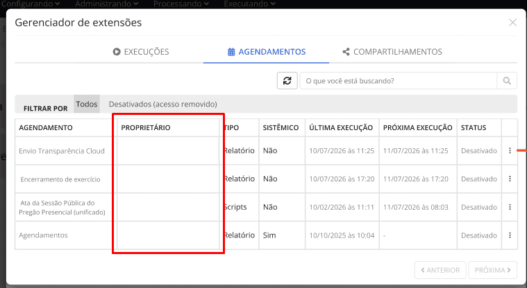 funcionalidades